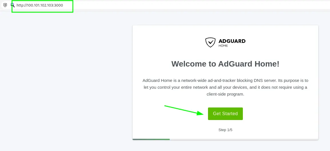 welcome to adguardhome