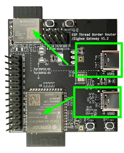 ESP USB ports association to chip